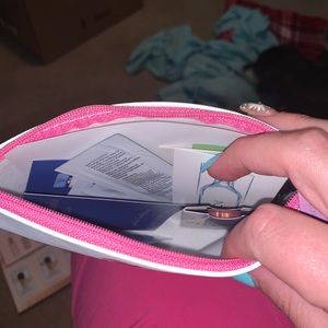 Sephora small cosmetic bag with samples